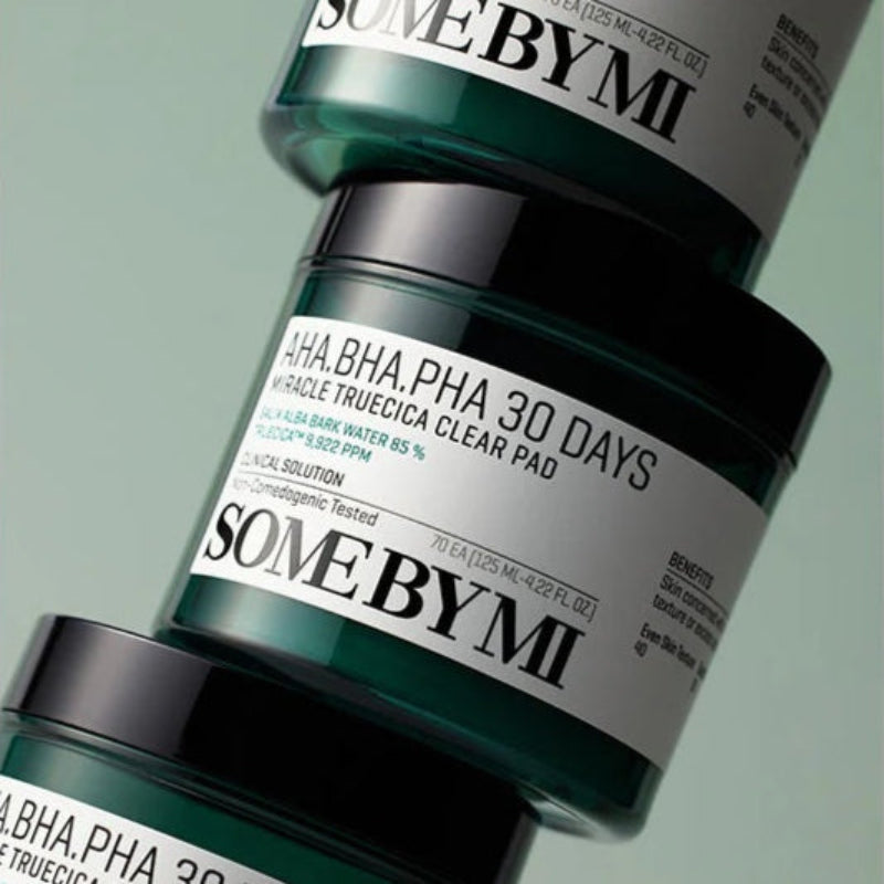 AHA, BHA, PHA 30 Days Miracle Truecica Clear Pad - Some by Mi