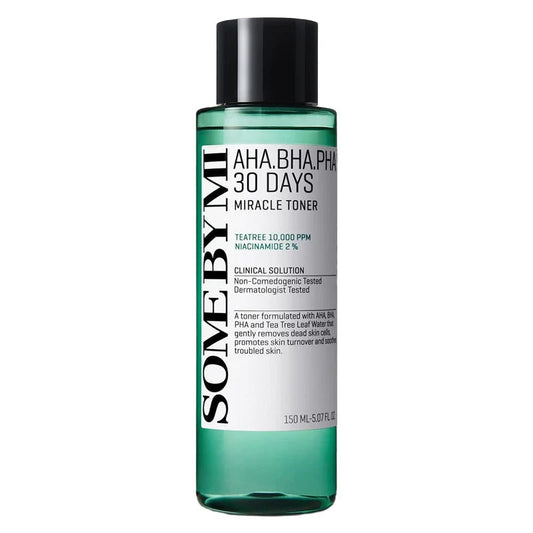 AHA, BHA, PHA 30 Days Miracle Toner 150ML - Some By Mi