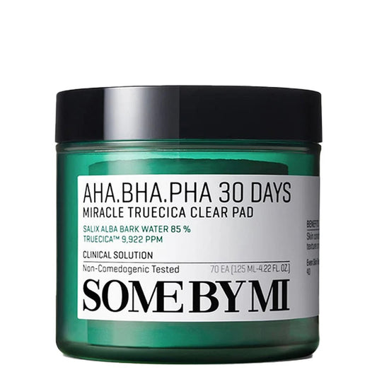 AHA, BHA, PHA 30 Days Miracle Truecica Clear Pad - Some by Mi